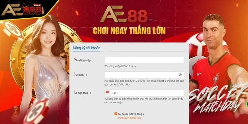 Thông tin đăng ký AE888 cung cấp chuẩn xác và chính chủ